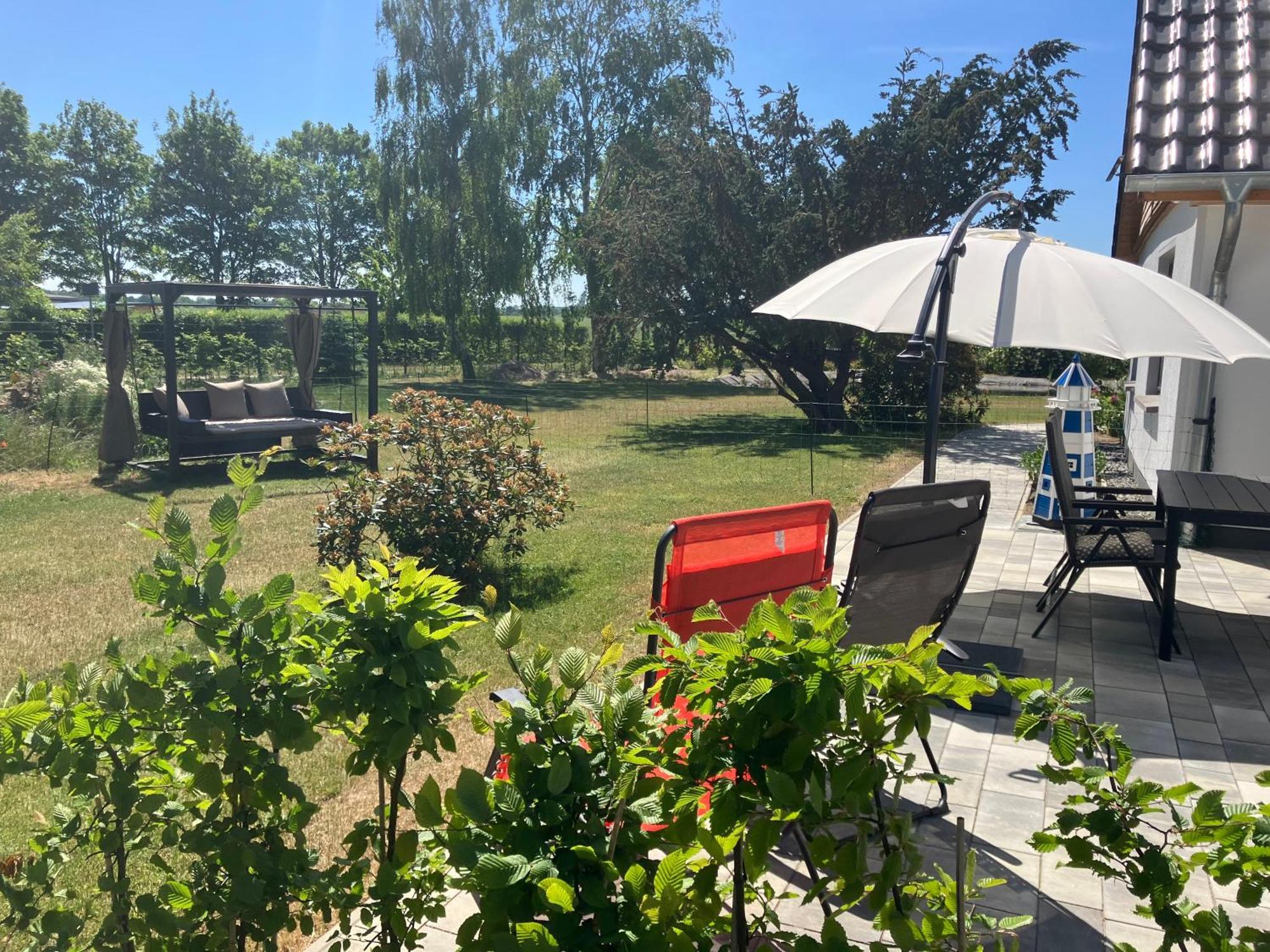 Grosse 4 Sterne Ferienwohnung Beim Boddenstrand Sundhagen-Niederhof Exterior photo